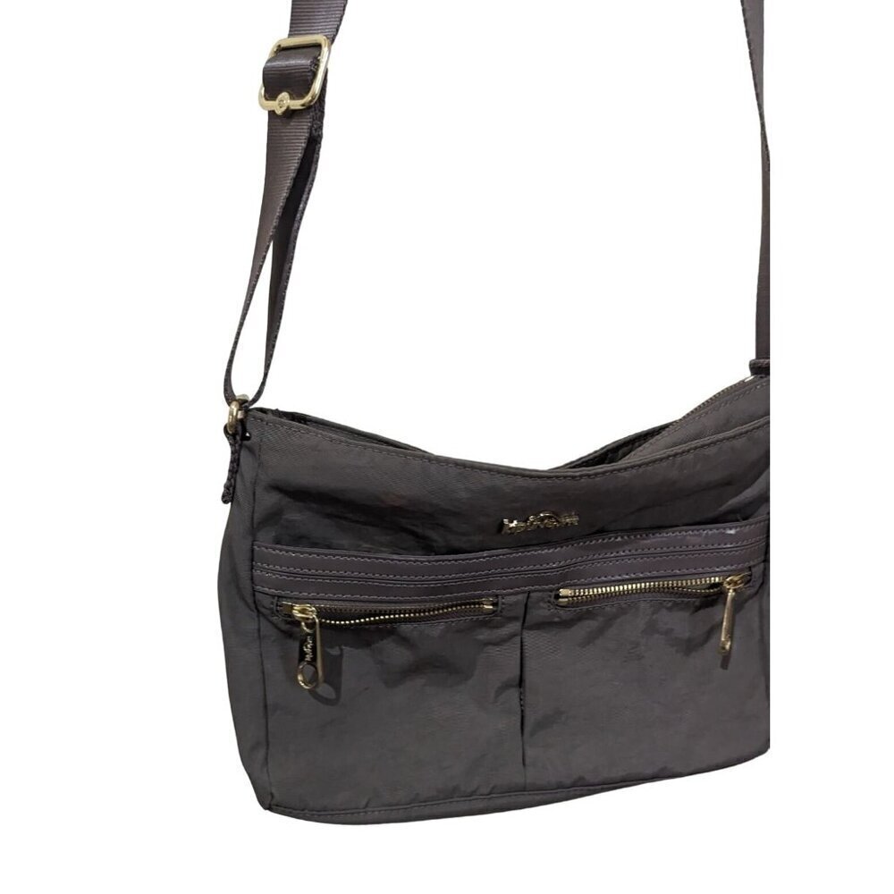 KIPLING  Crossbody Taupe Nylon Shoulder Bag‎ Organizer Pockets